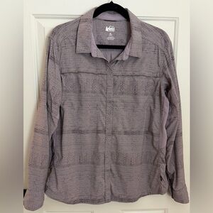 REI Co Op Women’s Textured Hiking Shirt Size XL